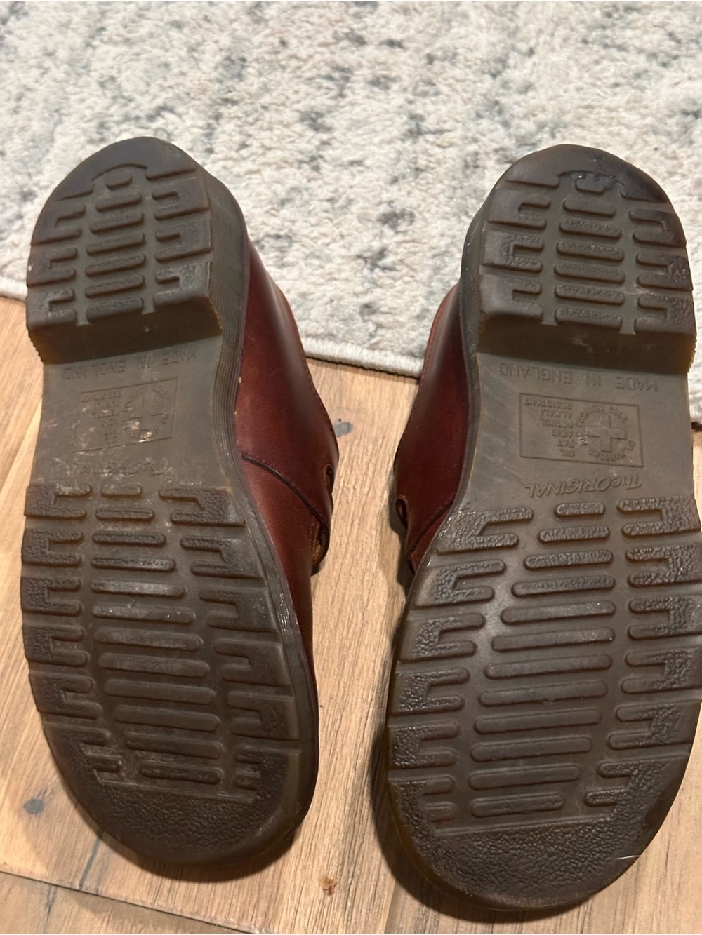 Dr. Martens UK Women's Brown Leather T-Bar Mary Jane - Picture 2 of 8